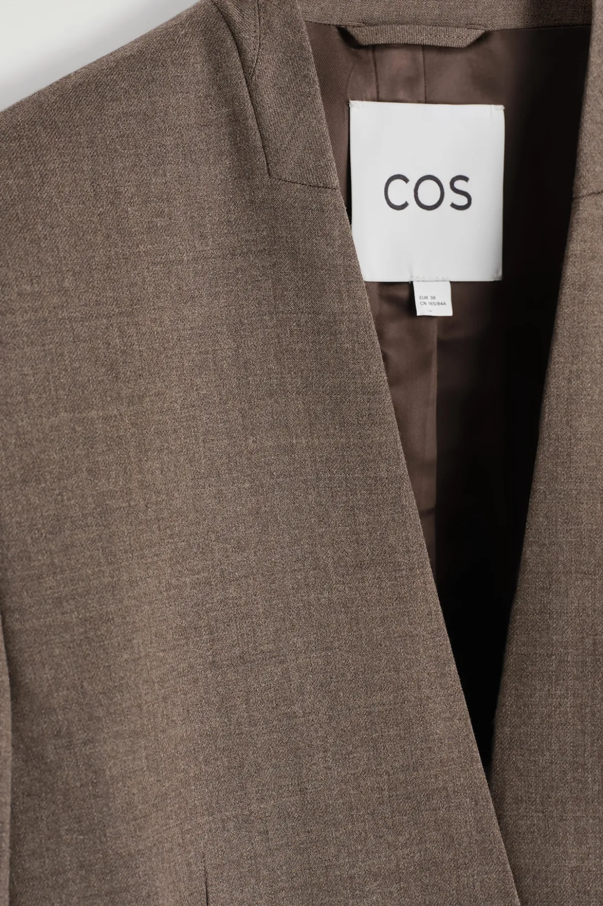 KRAGENLOSER BLAZER AUS WOLL-MIX