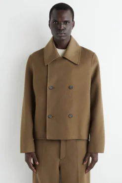 KURZE CABANJACKE AUS DOUBLEFACE-WOLLE