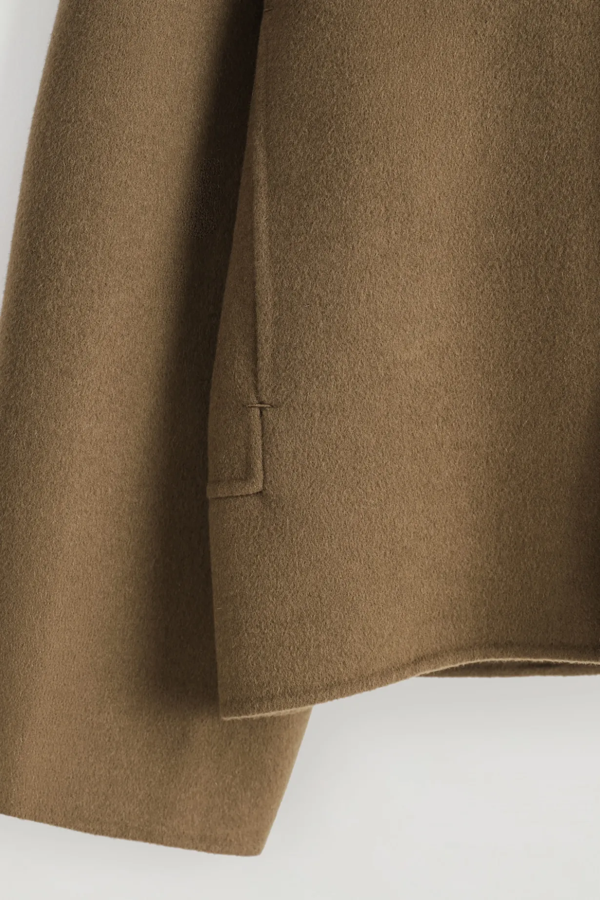KURZE CABANJACKE AUS DOUBLEFACE-WOLLE