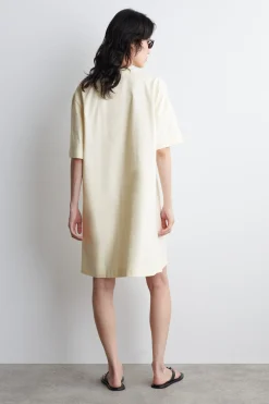 KURZES T-SHIRT-KLEID AUS BAUMWOLLE