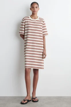 KURZES T-SHIRT-KLEID AUS BAUMWOLLE