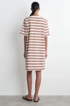 KURZES T-SHIRT-KLEID AUS BAUMWOLLE