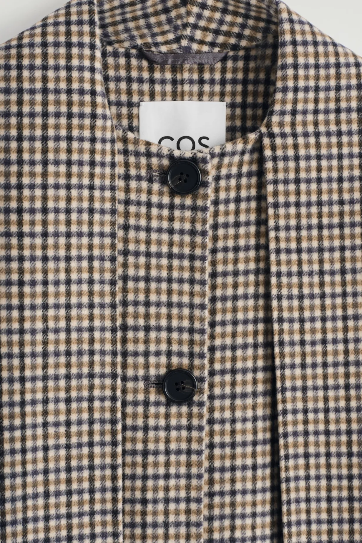 KURZJACKE AUS DOUBLEFACE-WOLLE MIT SCHAL