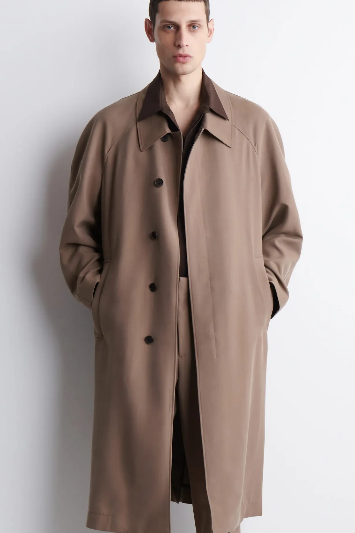 KURZMANTEL AUS TWILL