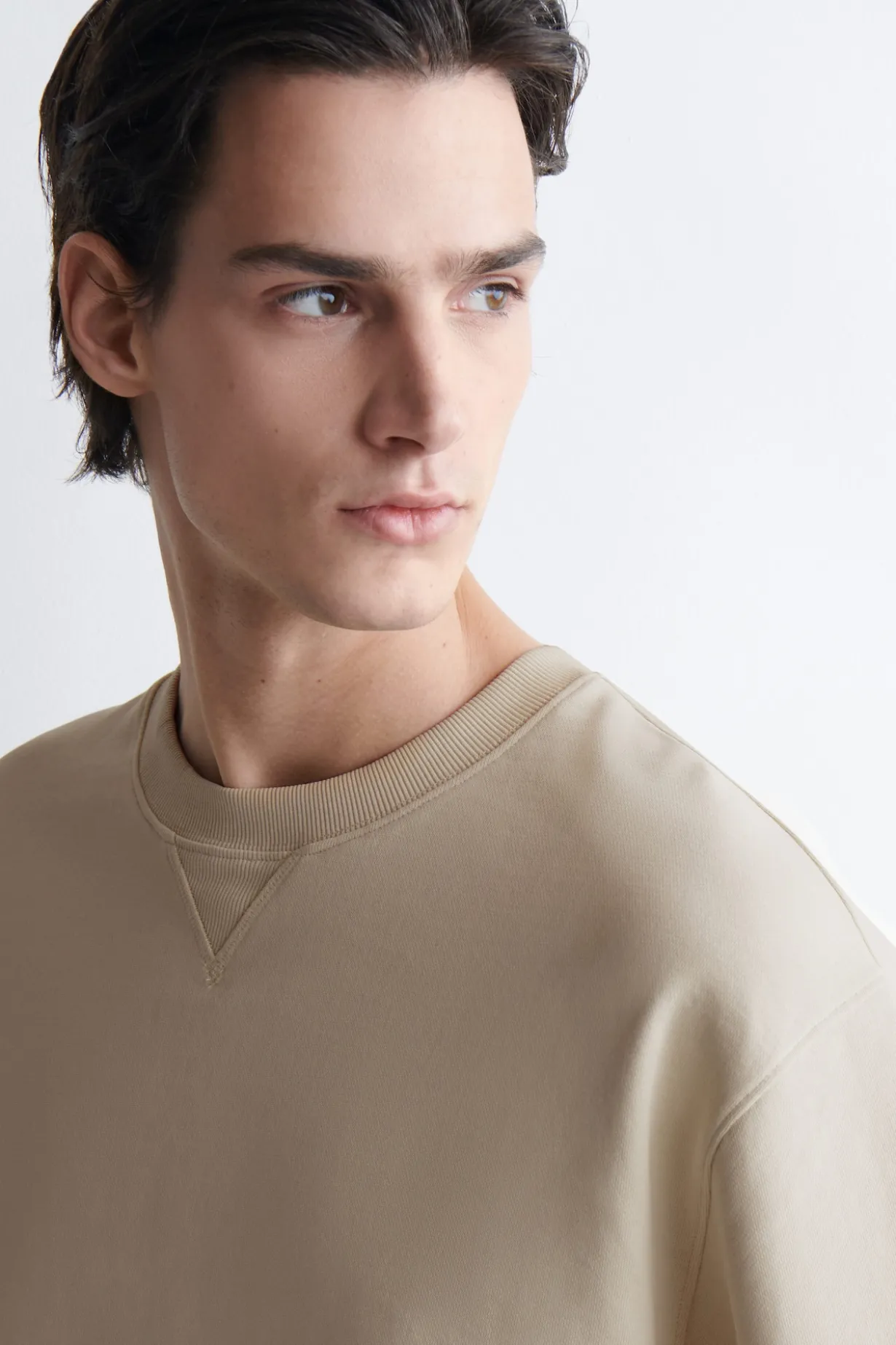 KURZÄRMLIGES OVERSIZED-SWEATSHIRT AUS BAUMWOLLE