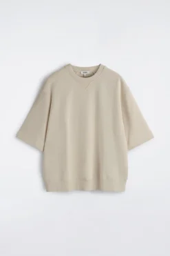 KURZÄRMLIGES OVERSIZED-SWEATSHIRT AUS BAUMWOLLE