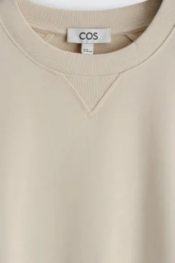 KURZÄRMLIGES OVERSIZED-SWEATSHIRT AUS BAUMWOLLE