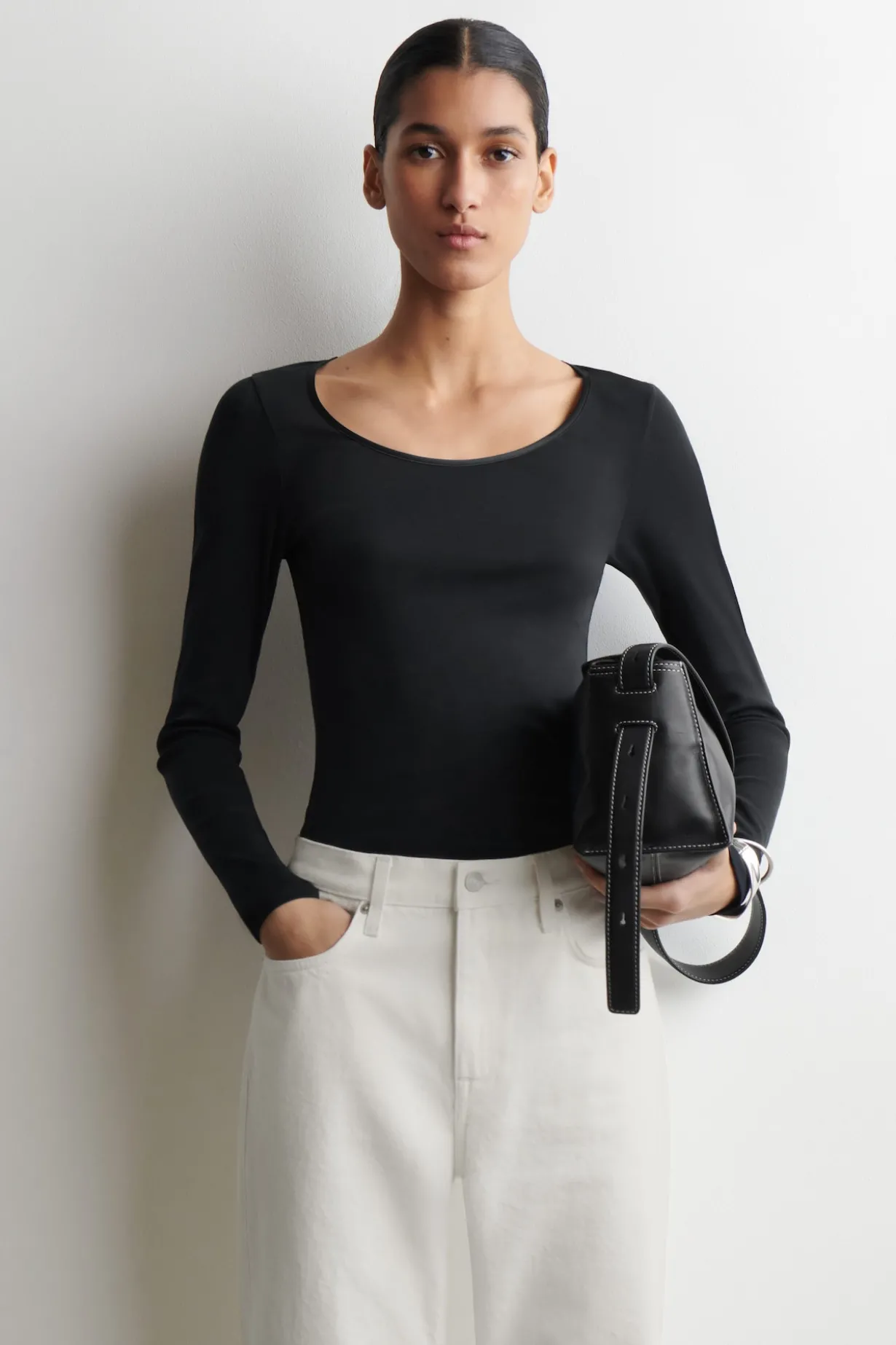 LANGARMSHIRT AUS BAUMWOLLJERSEY
