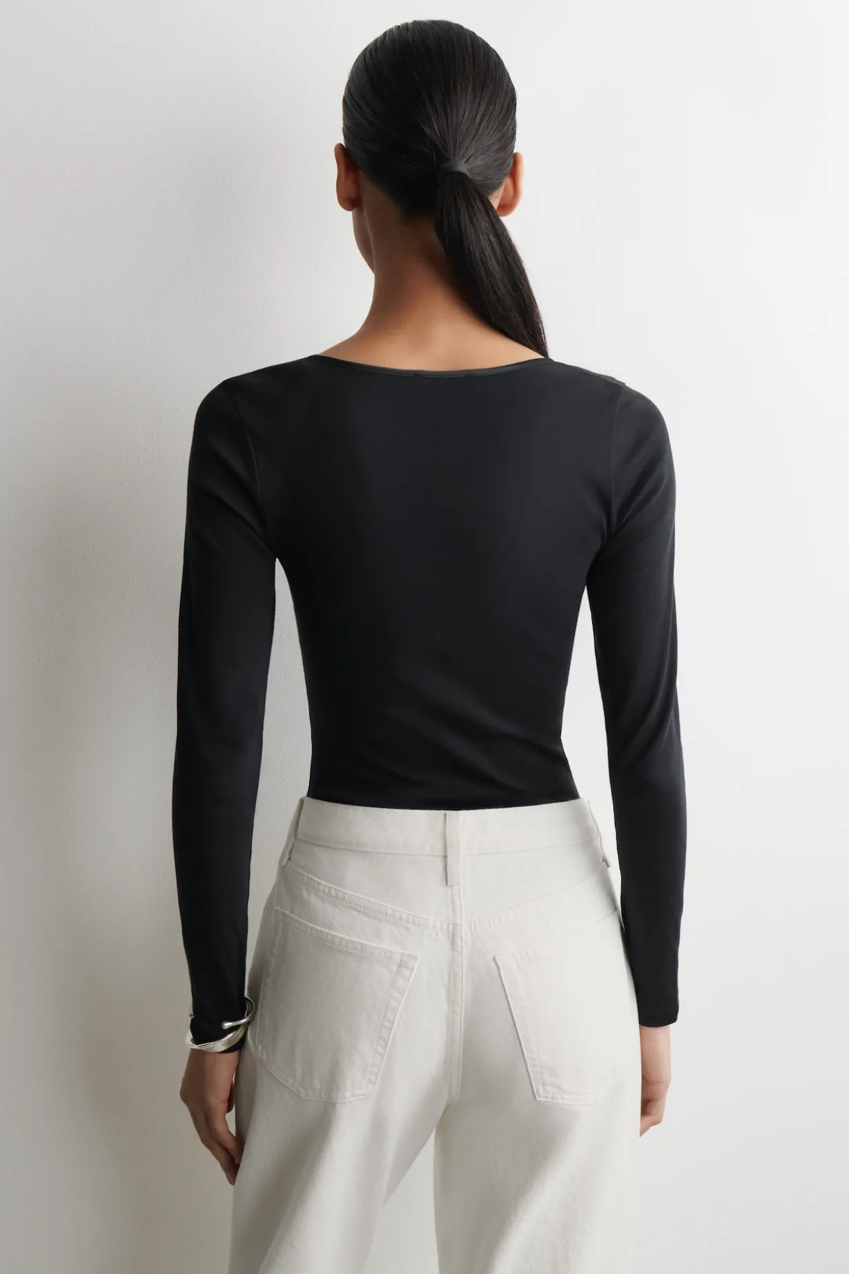 LANGARMSHIRT AUS BAUMWOLLJERSEY