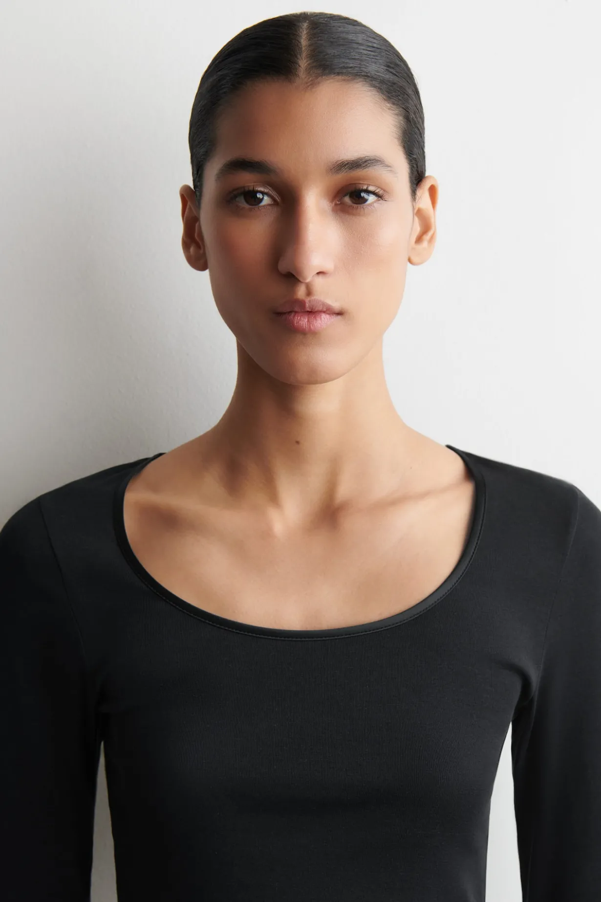 LANGARMSHIRT AUS BAUMWOLLJERSEY