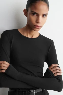 LANGARMSHIRT AUS BAUMWOLLE