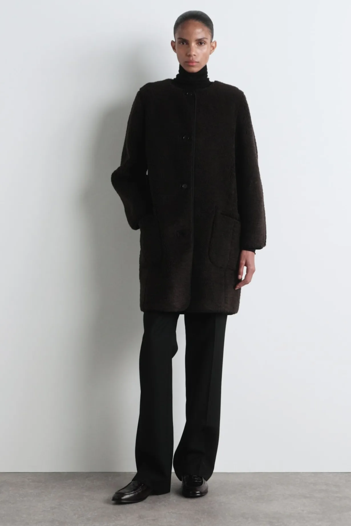 LANGE TEDDYJACKE