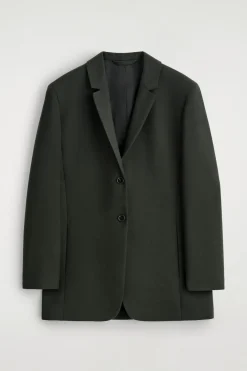 LANGER BLAZER AUS WOLL-MIX