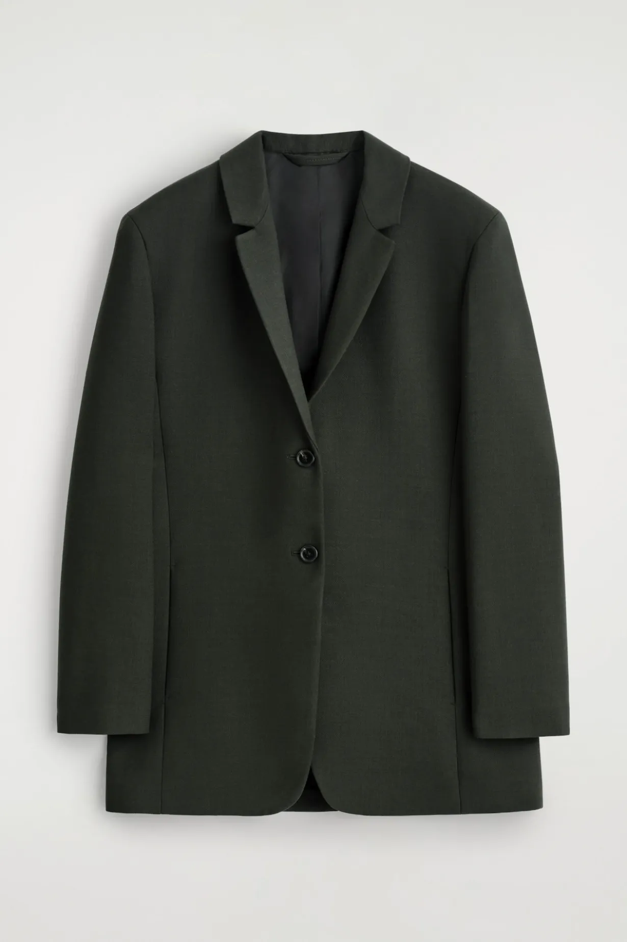 LANGER BLAZER AUS WOLL-MIX