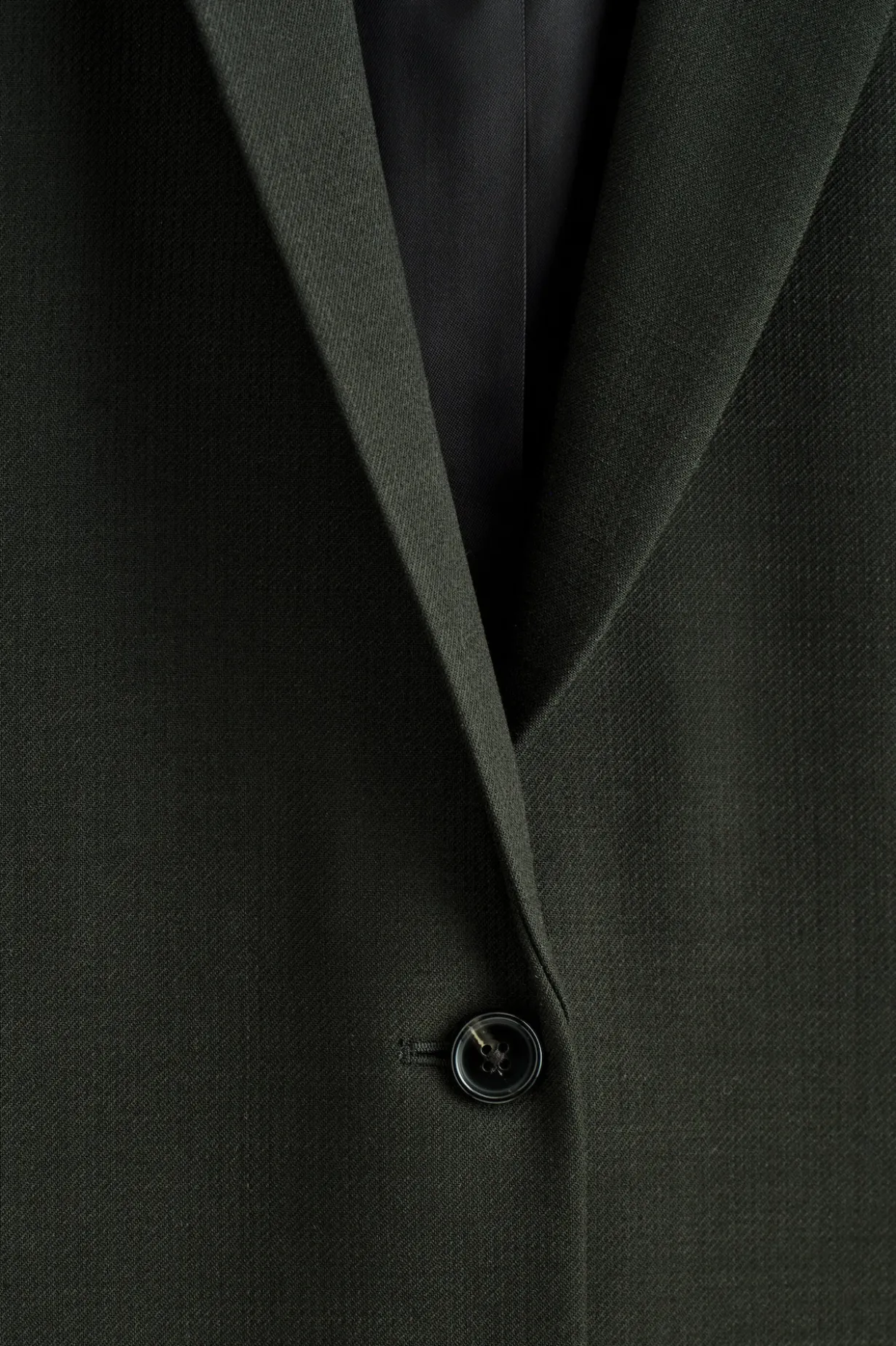 LANGER BLAZER AUS WOLL-MIX