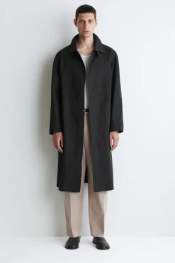 LANGER TRENCHCOAT AUS BAUMWOLLE