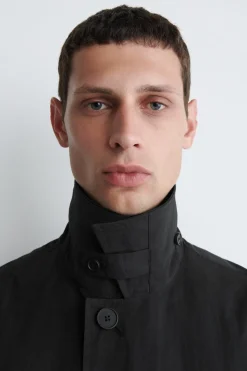 LANGER TRENCHCOAT AUS BAUMWOLLE