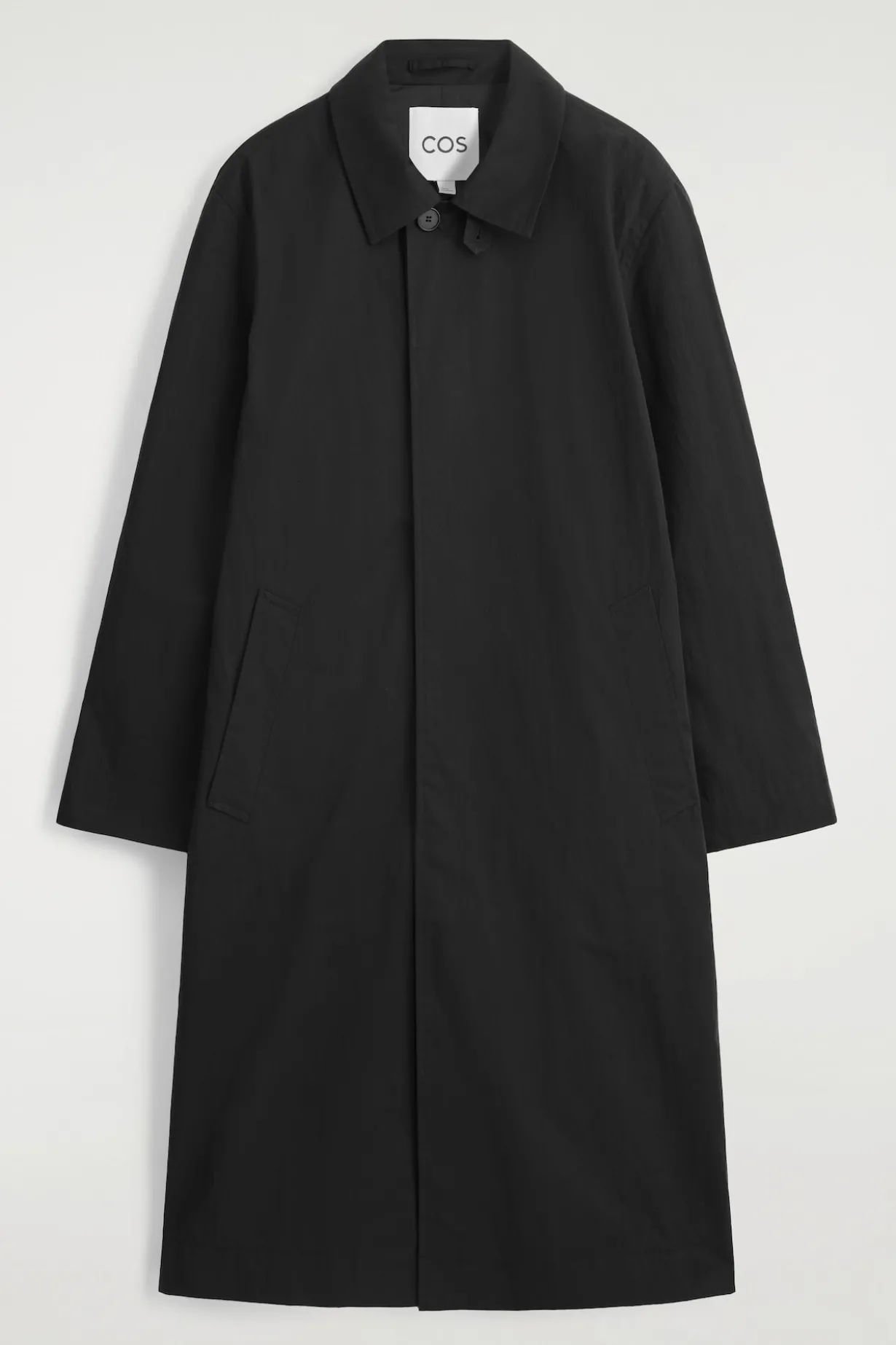 LANGER TRENCHCOAT AUS BAUMWOLLE