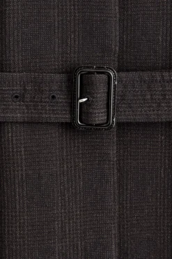 LANGER TRENCHCOAT AUS WOLL-MIX
