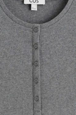 LANGÄRMLIGES HENLEY-OBERTEIL
