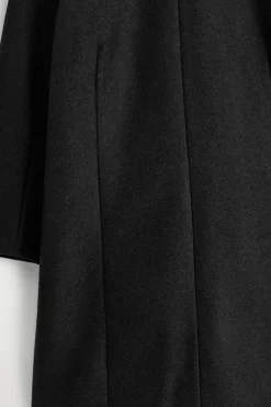 LANGÄRMLIGES MINIKLEID AUS WOLLE