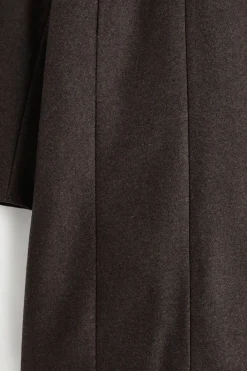 LANGÄRMLIGES MINIKLEID AUS WOLLE