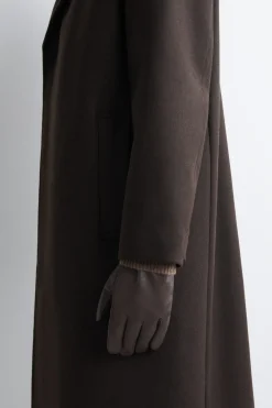 LEDERHANDSCHUHE MIT KASCHMIRFUTTER UND STEPPNÄHTEN