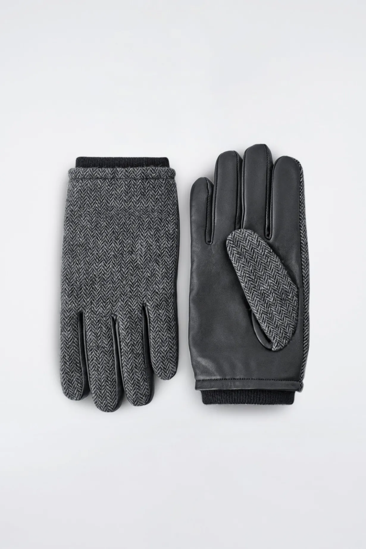 LEDERHANDSCHUHE MIT KASCHMIRFUTTER UND STEPPNÄHTEN