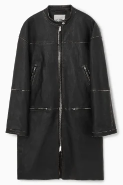LEDERMANTEL IM MOTOCROSS-STIL