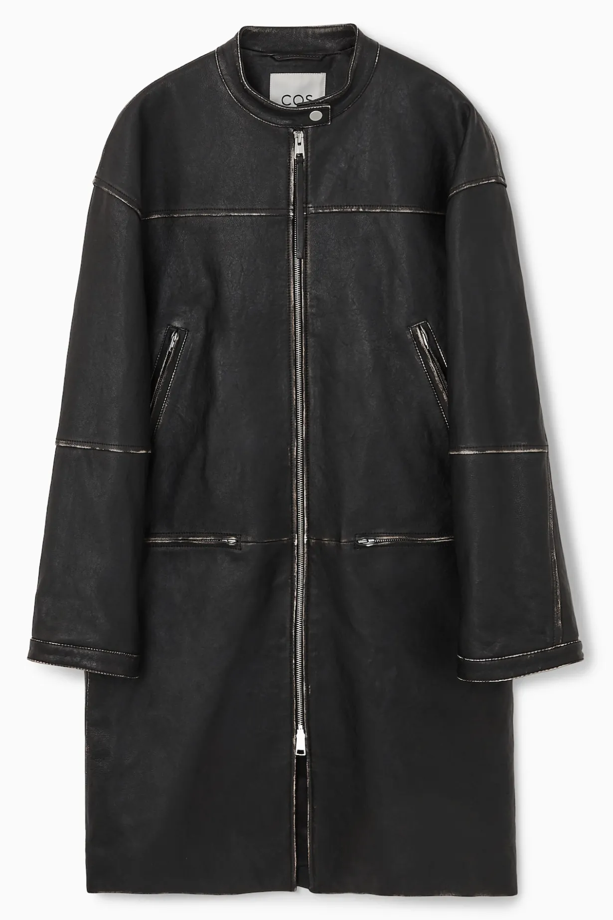 LEDERMANTEL IM MOTOCROSS-STIL