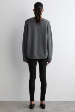 LEGGINGS MIT REISSVERSCHLUSS AM BEIN