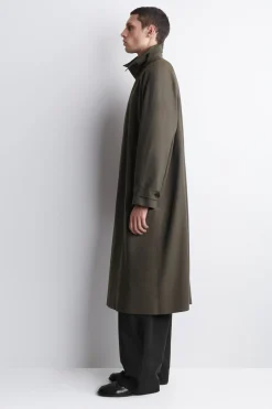 LEICHTER BAUMWOLL-TRENCHCOAT MIT FISCHGRÄTMUSTER