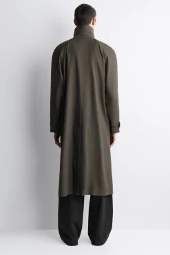 LEICHTER BAUMWOLL-TRENCHCOAT MIT FISCHGRÄTMUSTER
