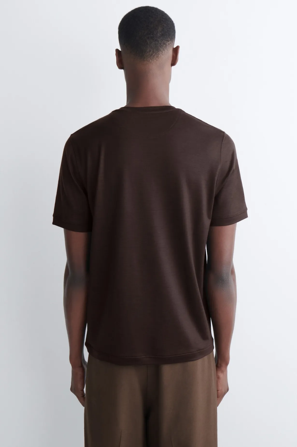 LEICHTES T-SHIRT AUS WOLLE