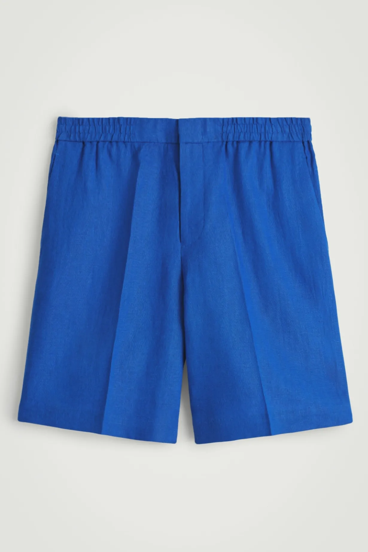 LEINENSHORTS MIT ELASTISCHEM BUND
