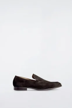 LOAFERS AUS SPALT-VELOURSLEDER