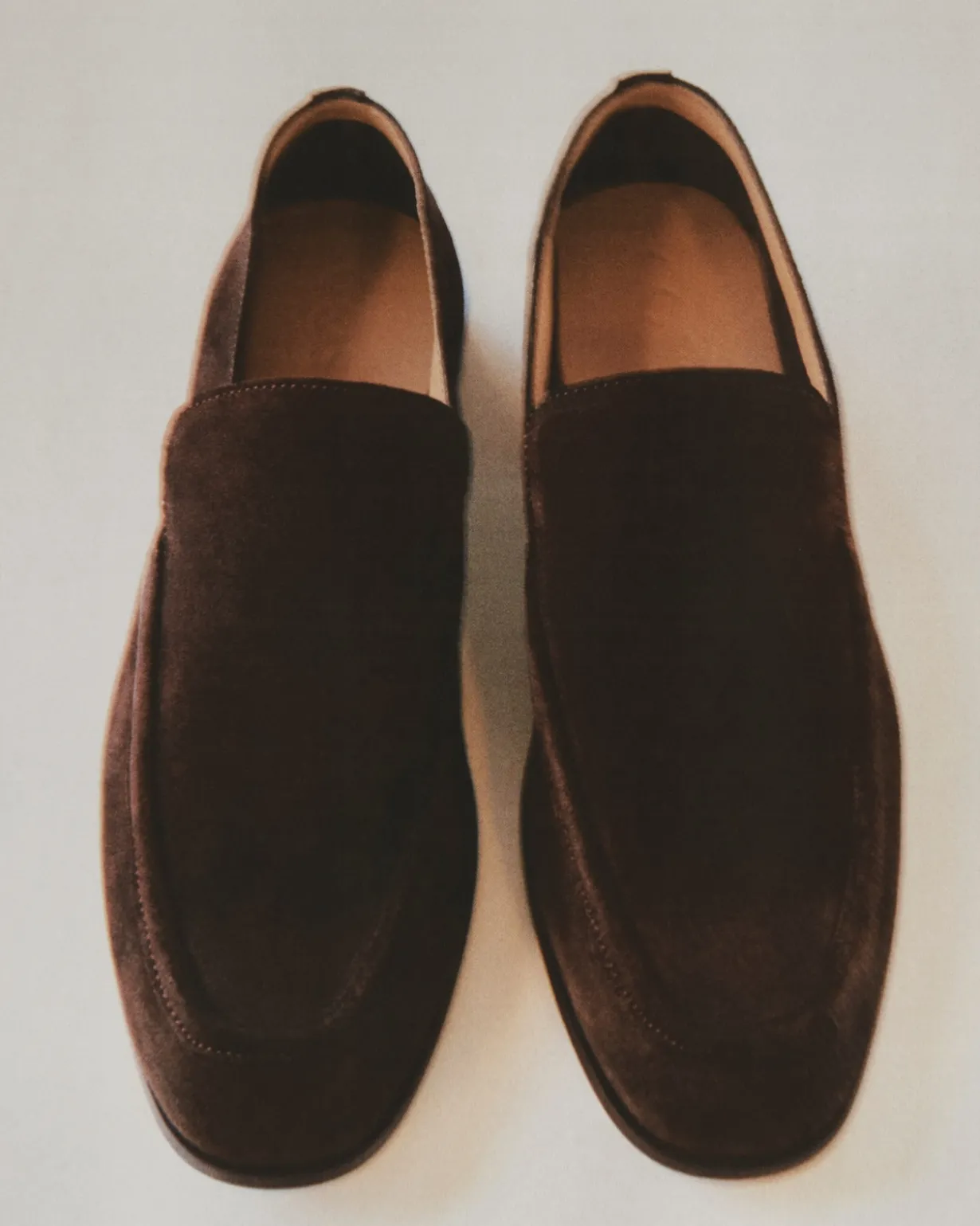 LOAFERS AUS SPALT-VELOURSLEDER