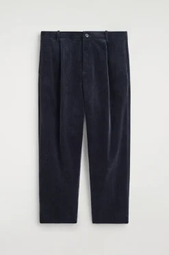LOCKERE CORDHOSE MIT GERADEM BEIN UND FALTEN