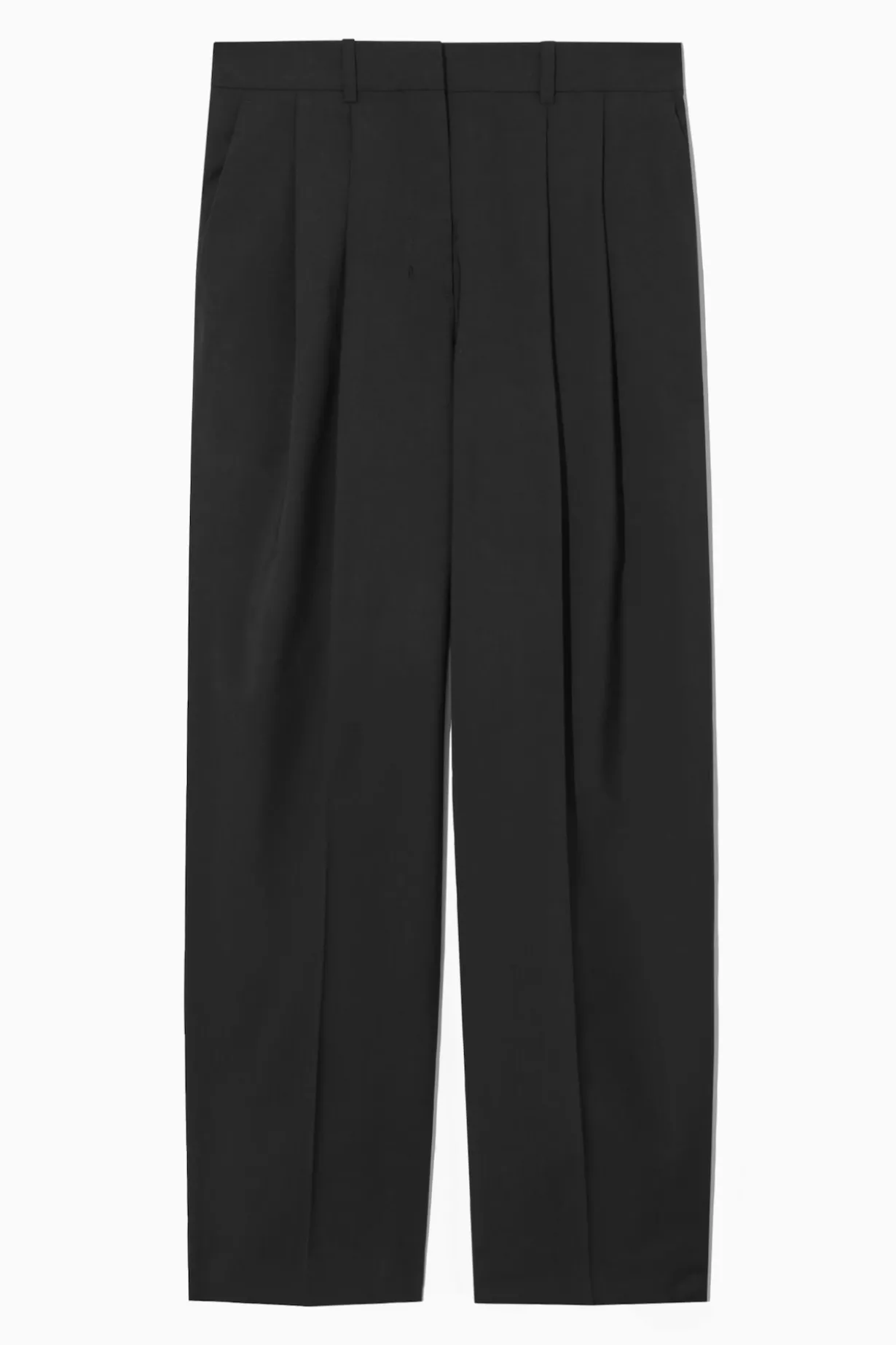 LOCKERE ELEGANTE WOLLHOSE MIT WEITEM BEIN
