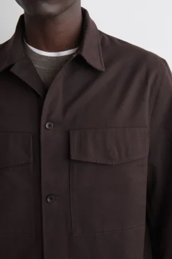 LOCKERE HEMDJACKE AUS BAUMWOLLE