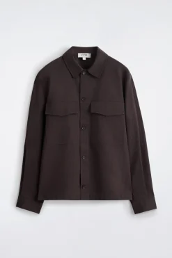 LOCKERE HEMDJACKE AUS BAUMWOLLE