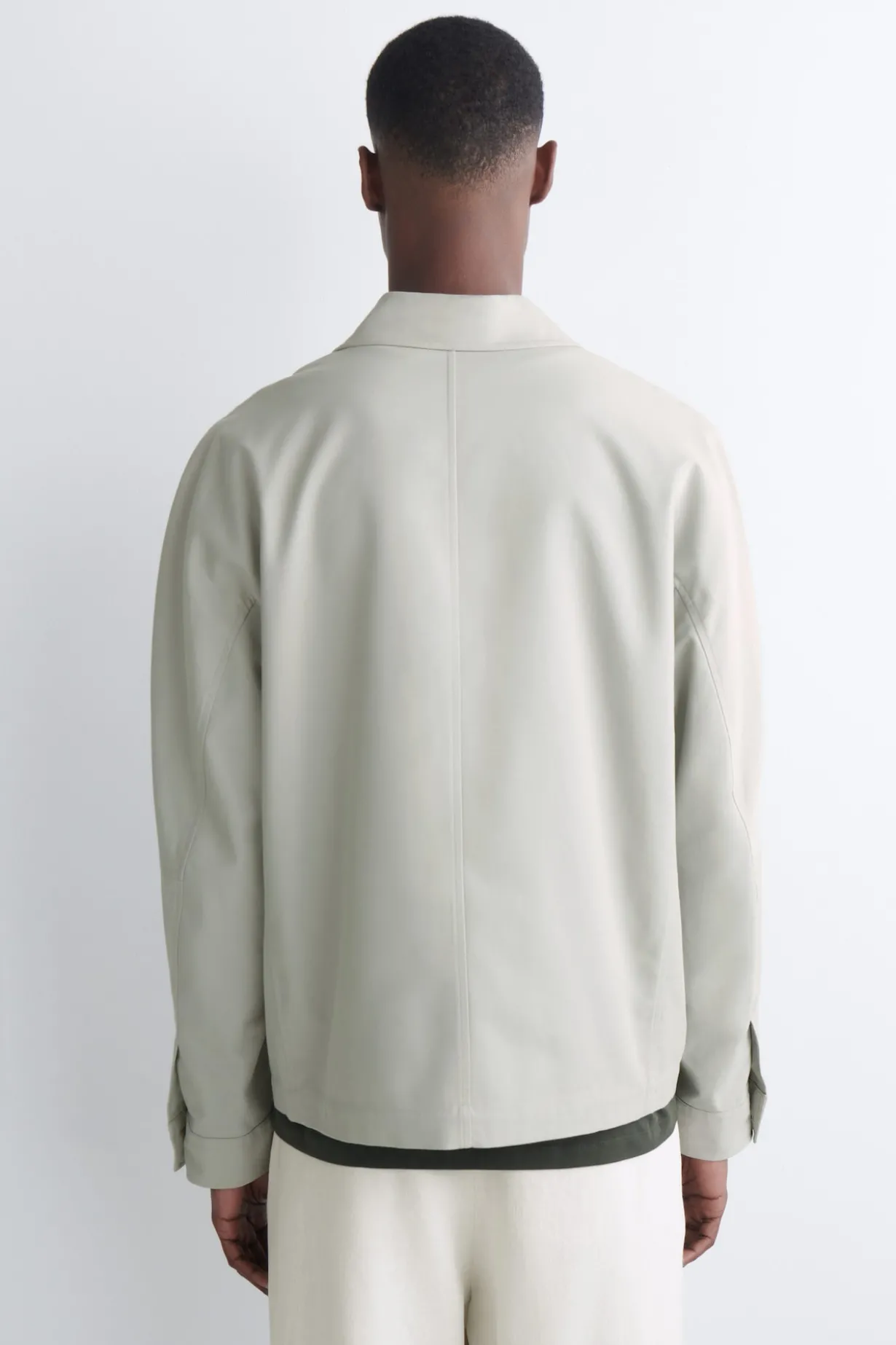 LOCKERE HEMDJACKE AUS BAUMWOLLE
