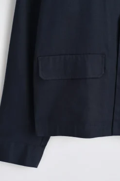 LOCKERE HEMDJACKE AUS BAUMWOLL-LEINEN-MIX