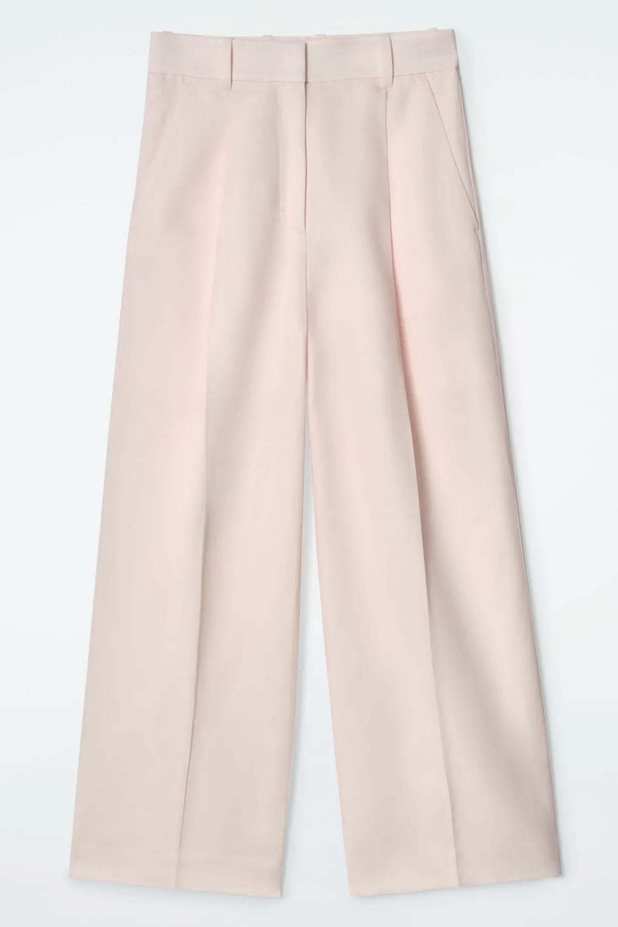 LOCKERE HOSE AUS LEINEN-MIX MIT WEITEM BEIN
