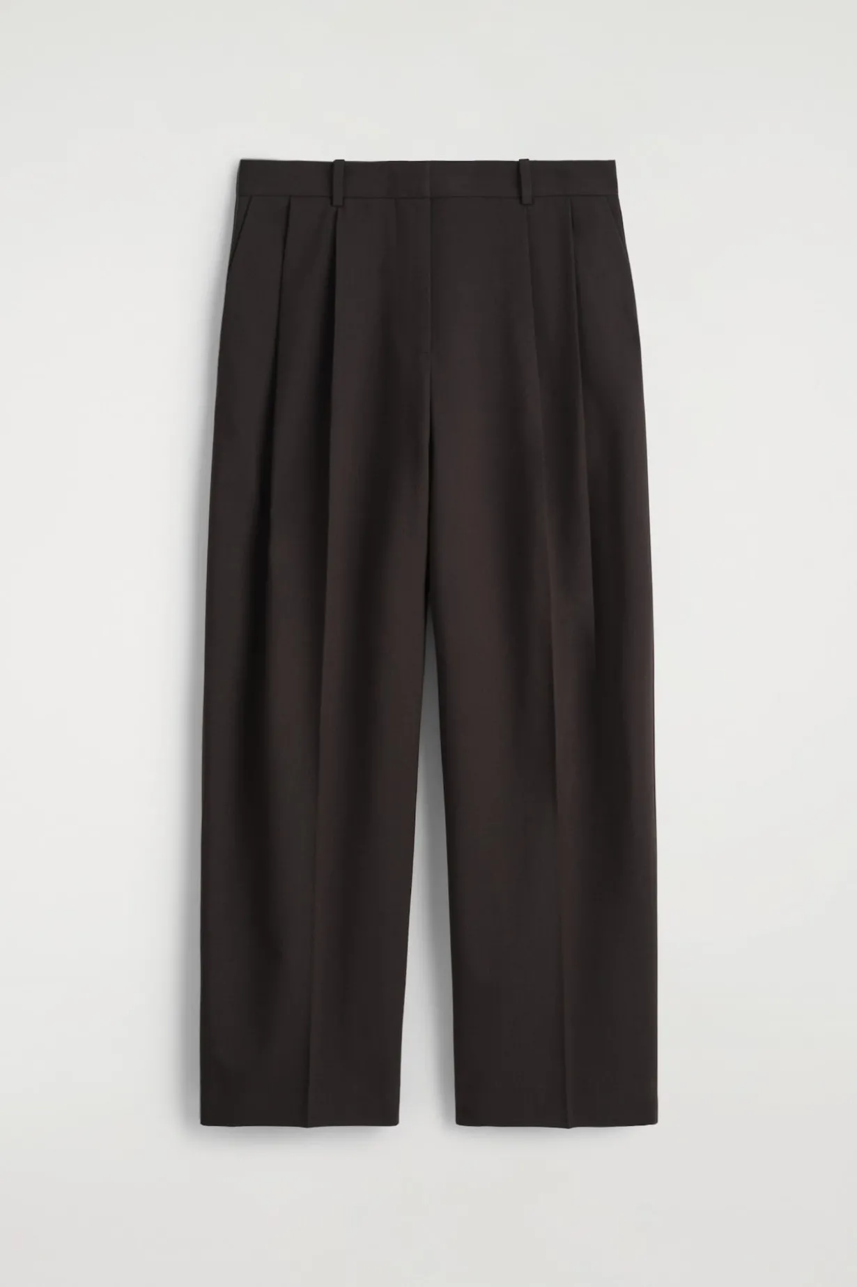 LOCKERE HOSE AUS TWILL MIT WEITEM BEIN
