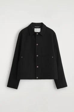 LOCKERE JEANSJACKE MIT WEBKANTE