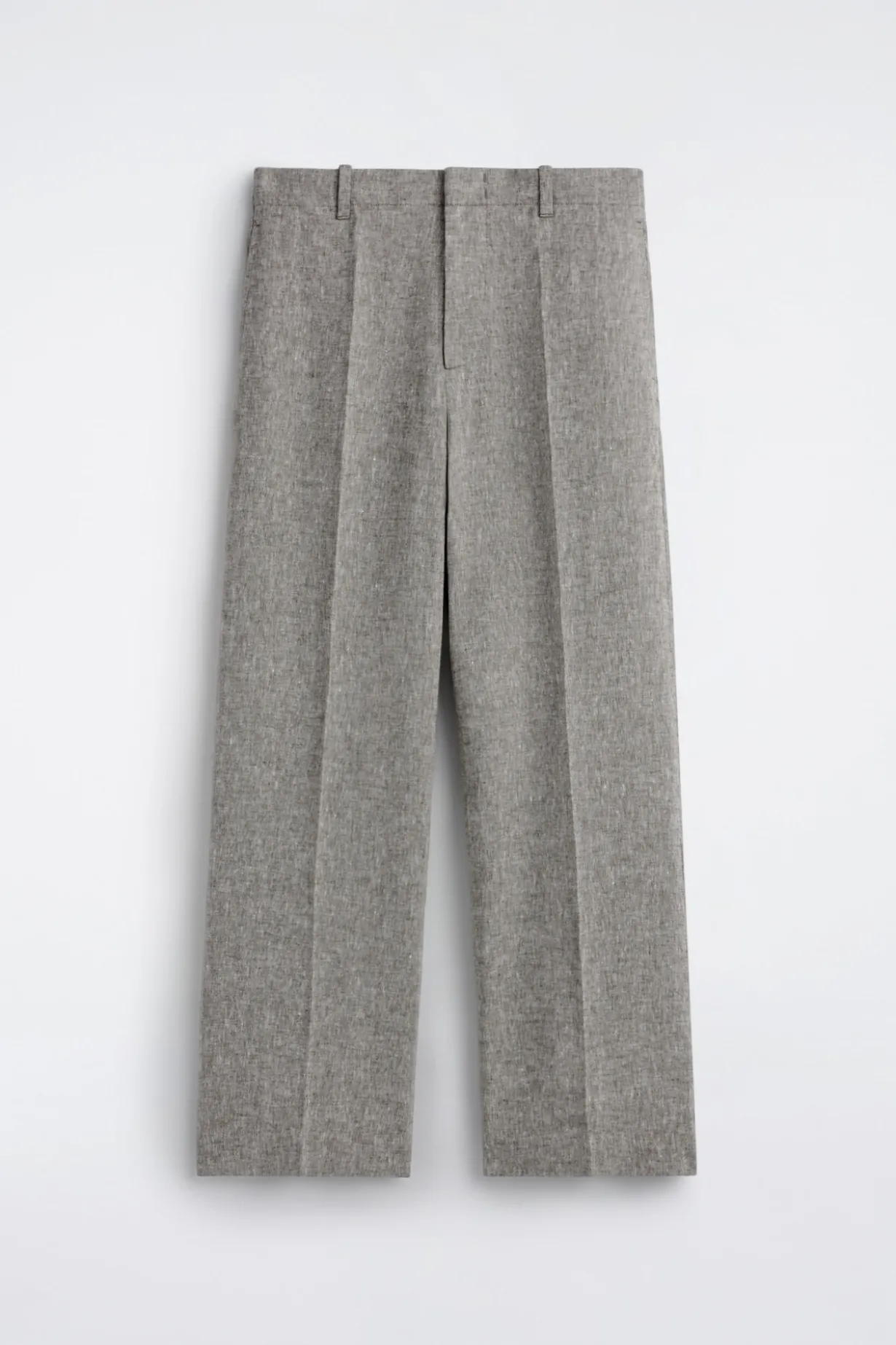 LOCKERE LEINENHOSE MIT GERADEM BEIN