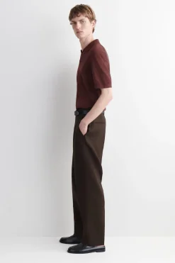 LOCKERE LEINENHOSE MIT SCHMAL ZULAUFENDEM BEIN