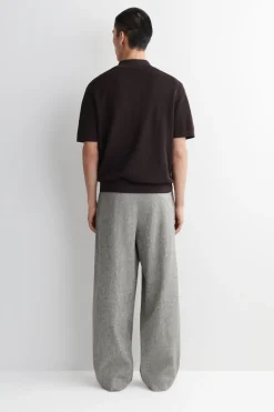 LOCKERE LEINENHOSE MIT WEITEM BEIN
