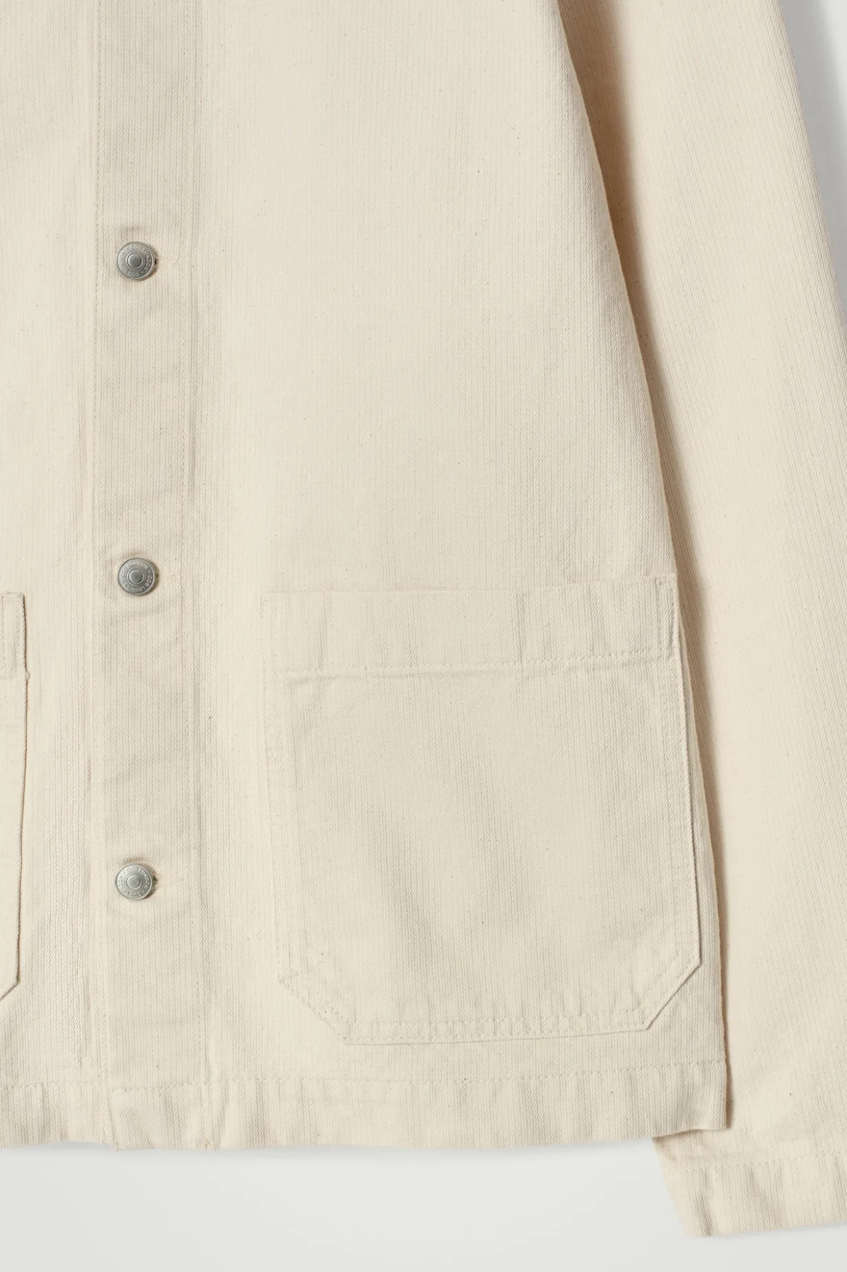 LOCKERE UTILITY-HEMDJACKE AUS DENIM